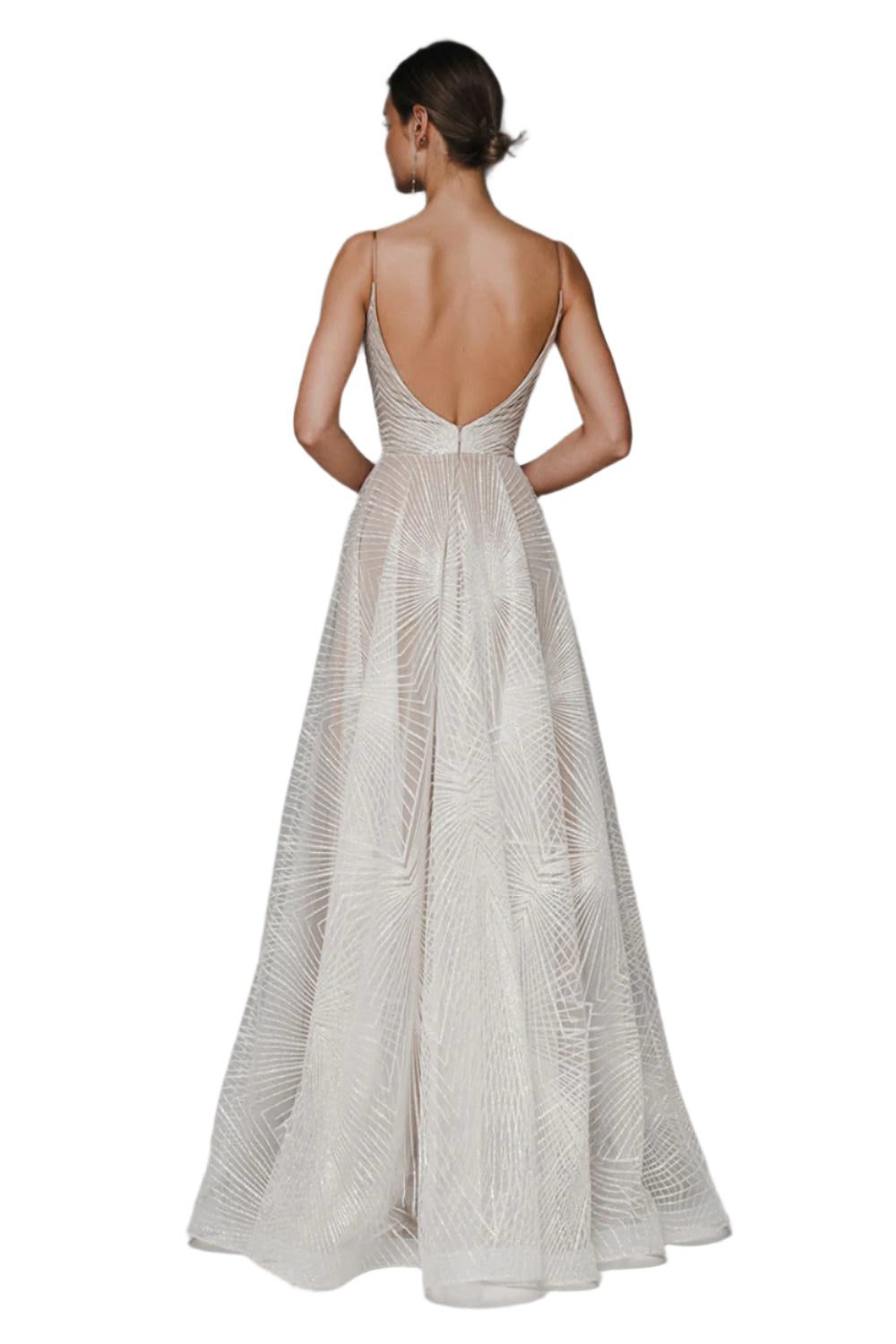 Grace | Backless V-Neck Wedding Dress for Women