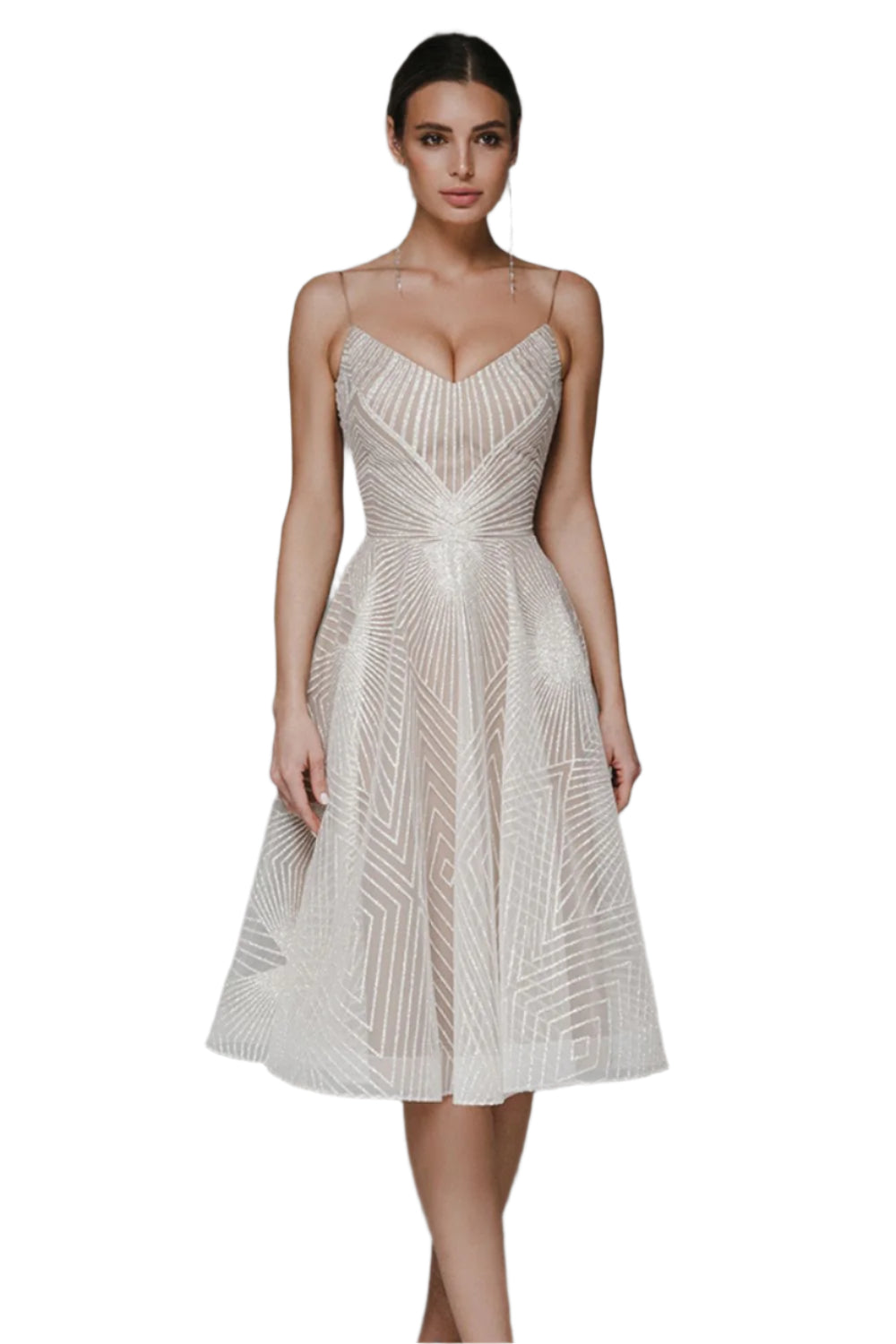 Grace | Backless V-Neck Wedding Dress for Women