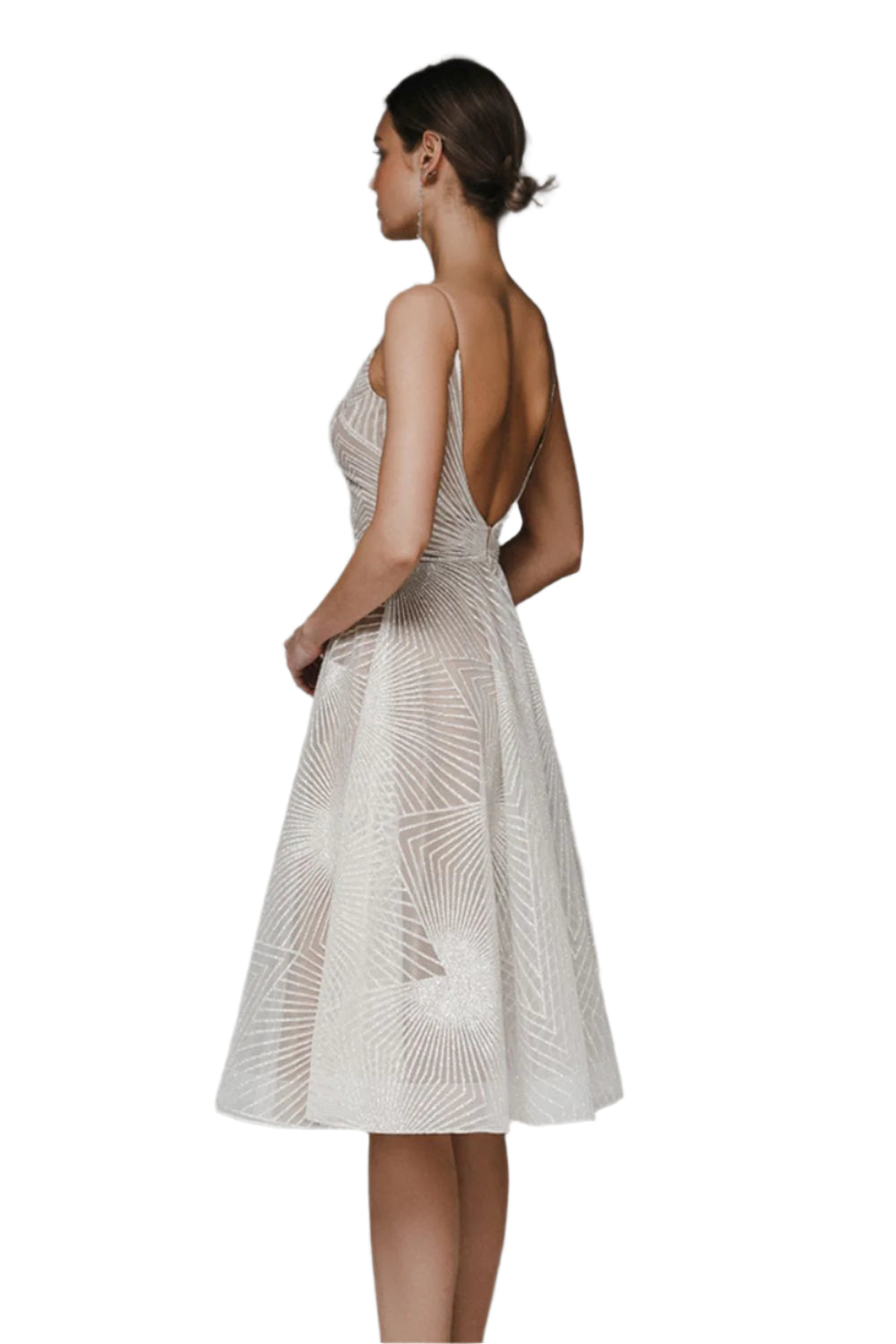 Grace | Backless V-Neck Wedding Dress for Women