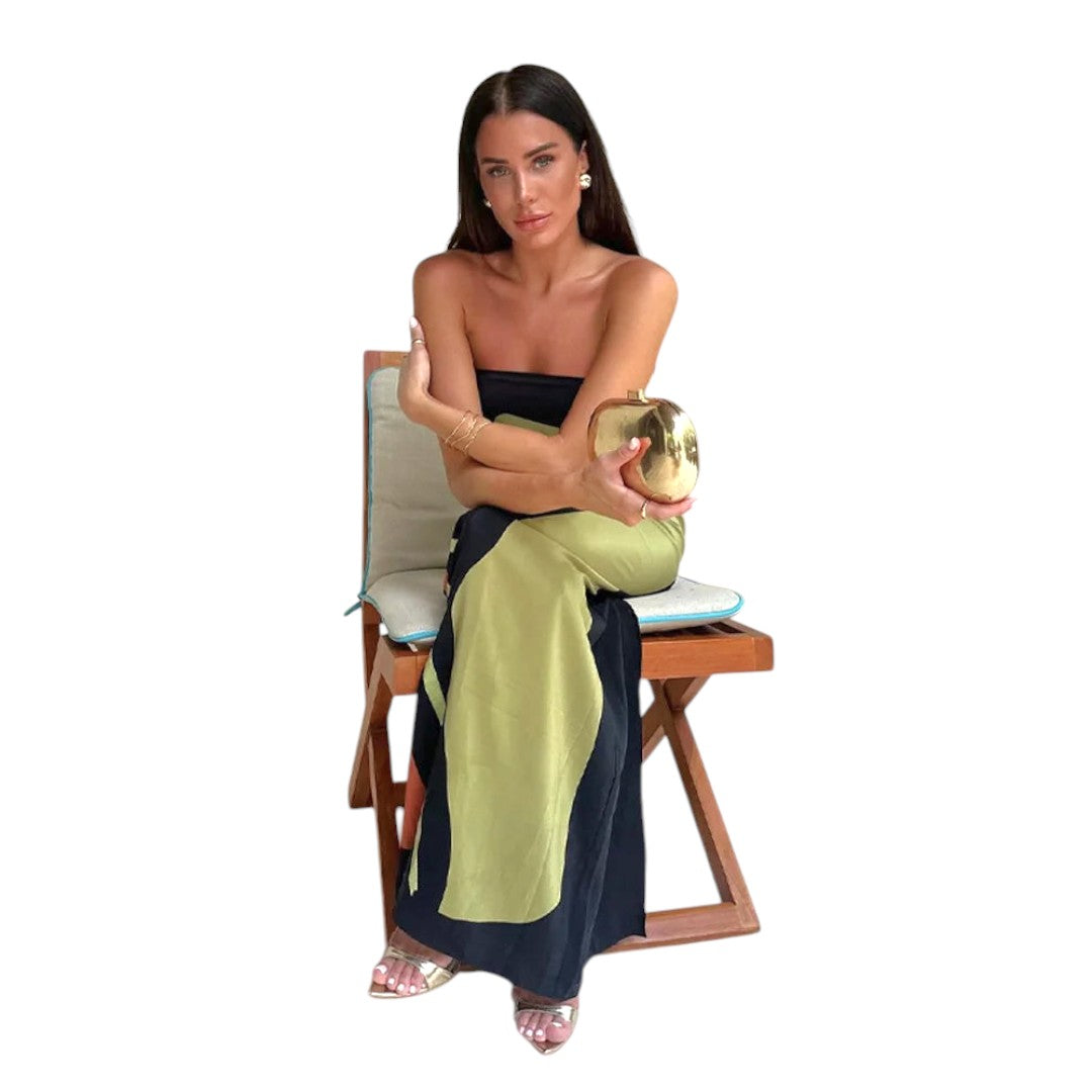 Grace | Satin Silk Strapless Dress For Women
