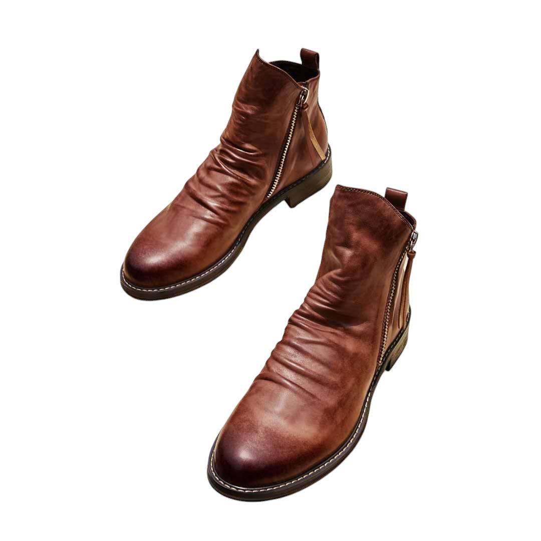 Grace | Stylish Zipper Boots For All Seasons For Men