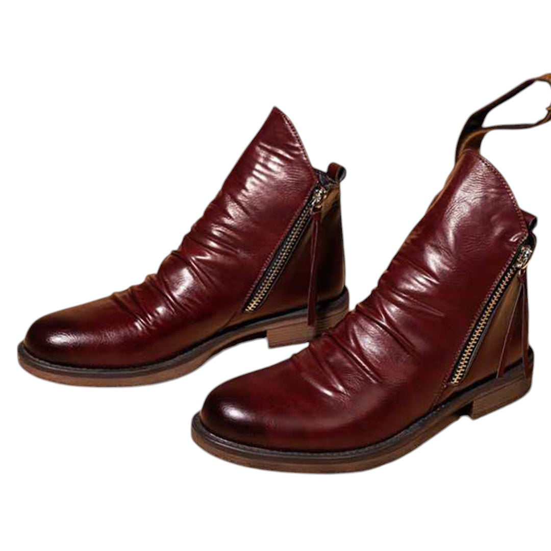 Grace | Stylish Zipper Boots For All Seasons For Men